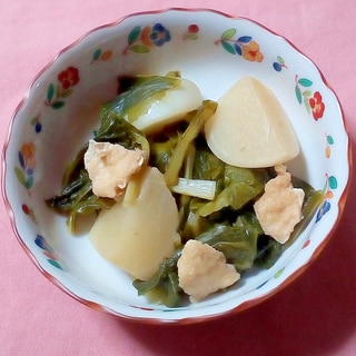 かぶと油揚げのほっこり煮物